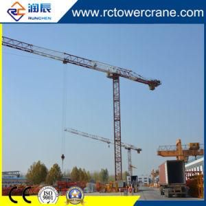 Ce ISO 8ton Topless Tower Crane with 50m Boom Length for Building Construction Site