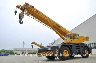 Construction Machinery Rough Terrain Truck Crane 55 Ton Qry55