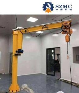 500kg Electric 90/180/270/360 Degree Canlilever Mini Swivel Jib Crane Type