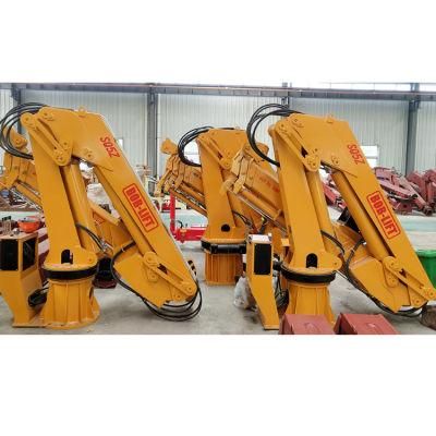 Knuckle Boom Hydraulic Small Boat Davit Crane