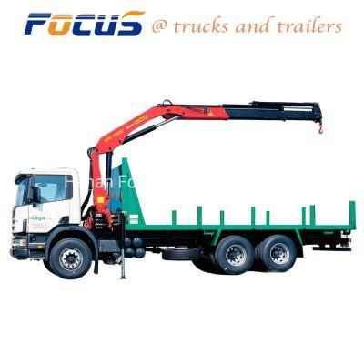 8 Tons Loading Capacity Isuzu Folded Arm Truck Mounted Crane for Sale in Philippines
