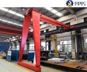 Mbh 10t 20t Electric Hoist Single Girder Half Portal Cranes