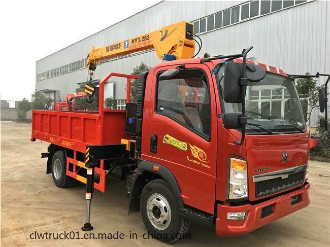 I′suzu HOWO Foton 3ton/5ton/8ton Mobile Truck Mounted Crane for Construction