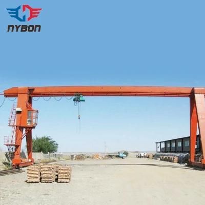 Wide Span Electric Motor Gantry Crane Price with Railway