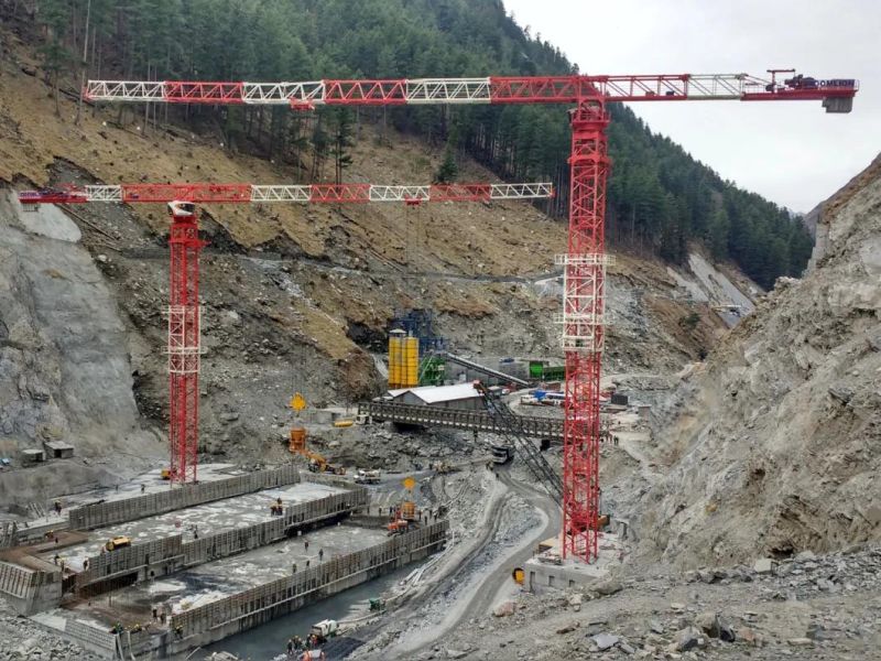 T600-32u Zoomlion Construction Machinery Used Flat-Top/Topless Tower Crane
