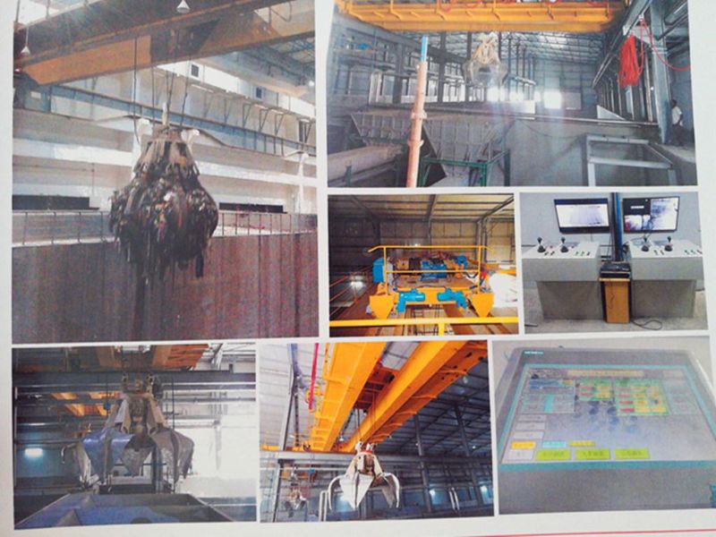 Overhead Crane Used 15t Lifting Capacity Grab Bucket