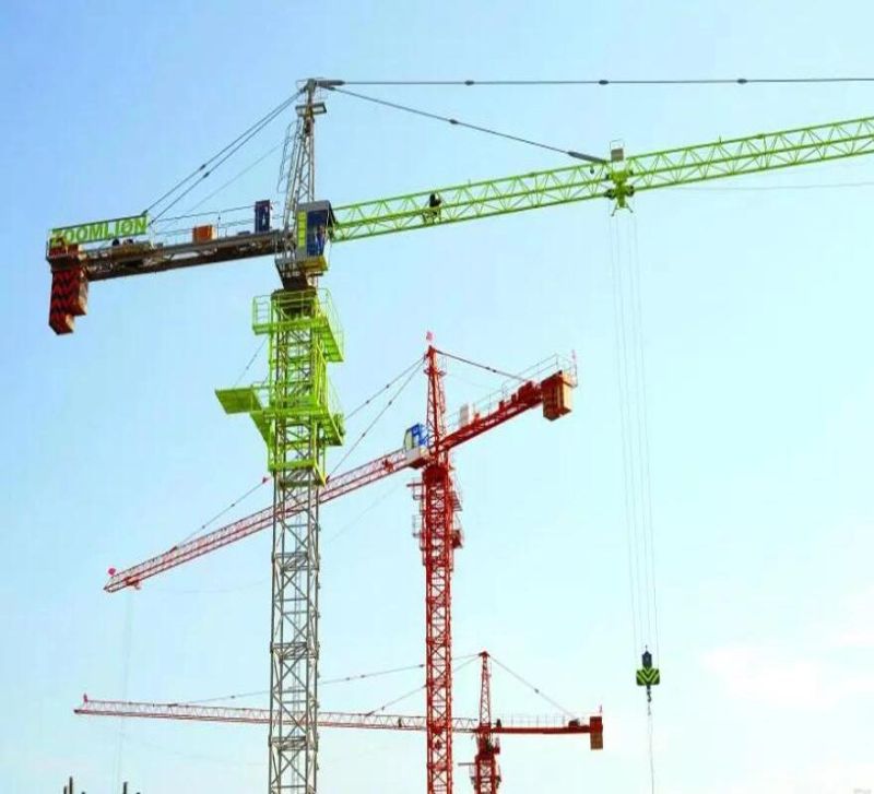 High Efficiency Electric Zoomlion 20 Ton Luffing-Jib Tower Crane L250-20 with Counter Weight