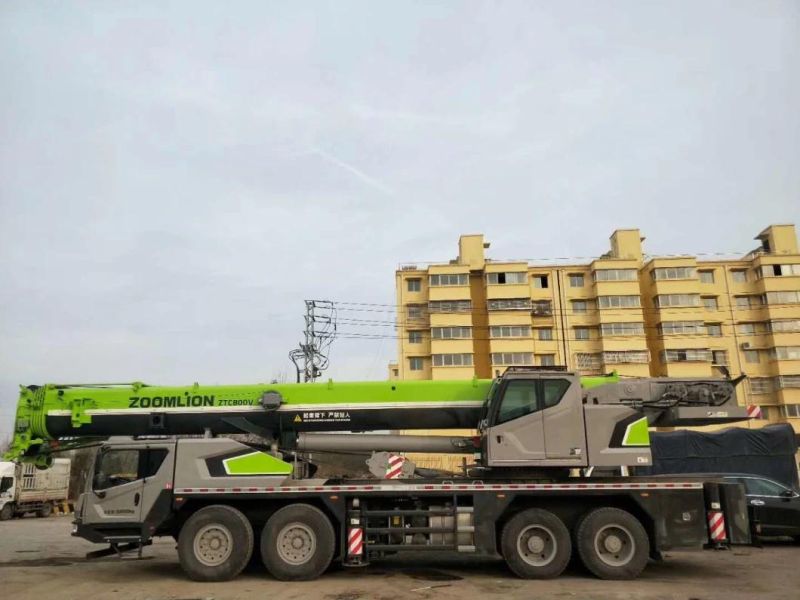 Hydraulic Truck Crane 80ton Crane with Competitive Price Ztc800h