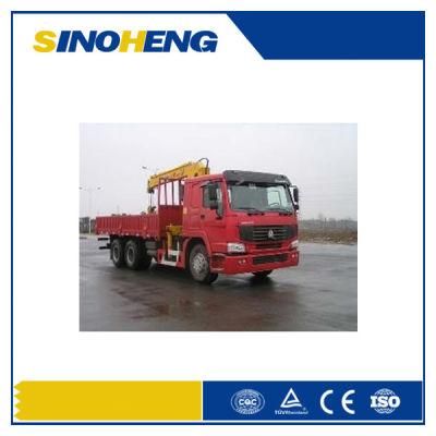 Sinotruk HOWO Truck 8 Ton Flat Bed Truck Mounted Crane