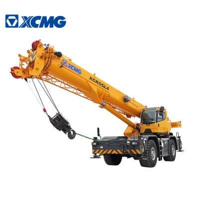 XCMG Official Manufacturer 50 Ton Rough Terrain Crane Xcr55L4 China Hydraulic Mobile New 4 Wheel Rough Terrain Crane Machine for Sale