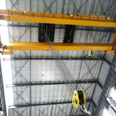 China Factory Price Double Girder Beam 20 Ton Overhead Bridge Crane