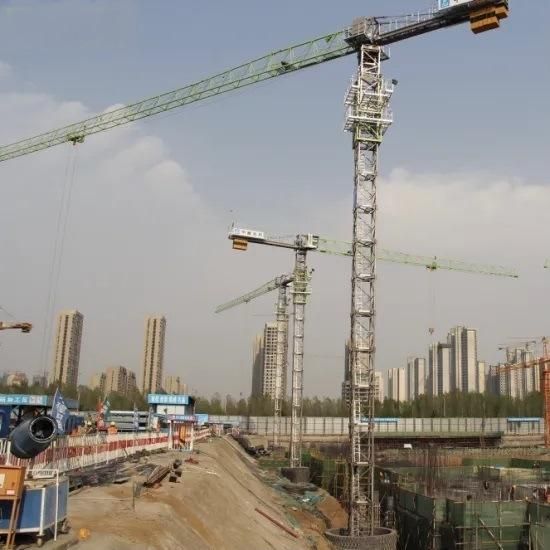 China Zoomlion 6 Ton Flat-Top Tower Crane