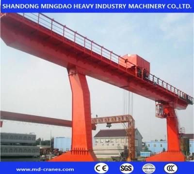 Mdg Box Type Single Leg Single Girder Beam Side Gantry Crane in Large Capacity
