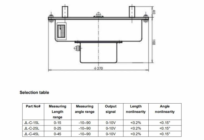 35m Sany Crane Length Angle Sensor