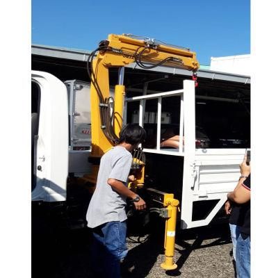 Small Hydraulic Mobile Truck Crane 1 Ton for Sale