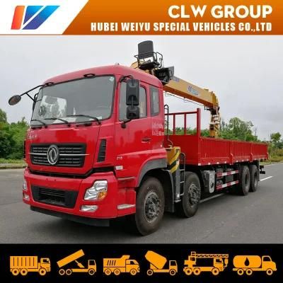 China Cheap Dongfeng 14ton 16ton Construction Truck Crane with Knuckle Telescopic Boom Truck Mounted Crane
