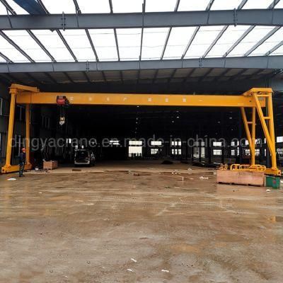 Dingya Frequency Motor Euro Single Girder 35t Mh Gantry Crane