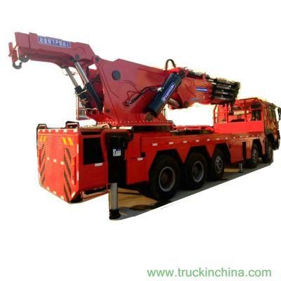 300t Semi-Knuckle Boom Cranes Sq6000zb6 Lift 150ton at 4m, Boom Hoist 60t at 8.7m, 21t at 15.8m (6000Kn. m 600T. m)