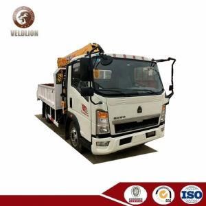 Sinotruk HOWO Light Duty 3.2ton Lifting Weight Cargo Truck with Crane with Cheap Price