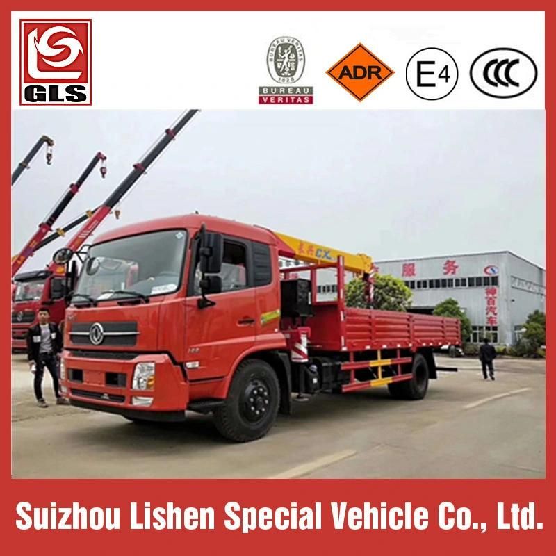 Crane Manufacturer Provide Cargo Truck Mounted Crane 5/6 Ton Hiab Truck