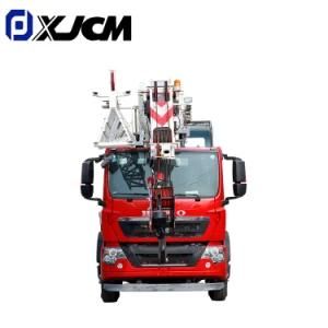 Xjcm 25ton Truck Crane Sinotruk Chassis Construction Crane 5 Section Boom