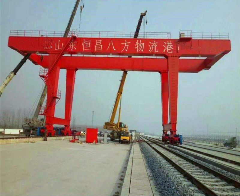 30ton a Frame Double Girder Gantry Crane for Big Tonnage Port