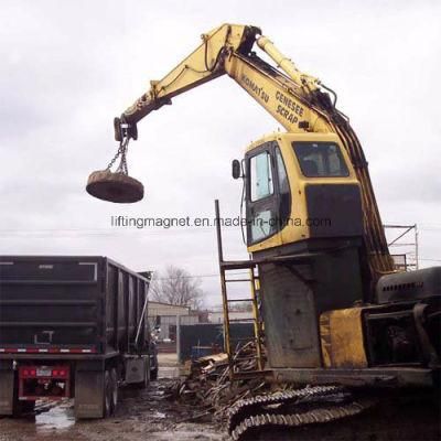 Circular Excavator Lifting Magnet for Lifting Scraps