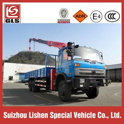 Dongfeng 12 Ton 4 Arms Telescoping Boom Crane 6X4 10 Wheels 16 Ton 270HP LHD/Rhd Truck Mounted Crane