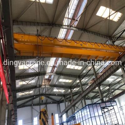High Efficiency 16ton Single Beam Overhead Crane for Sale