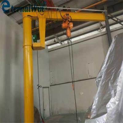 Chinese Jib Crane with Electric Wire Rope Hoist/ Chain Hoist