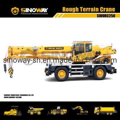 Rough Terrain Crane, 25 Ton China Construction Mobile Crane