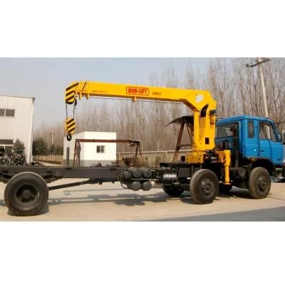 8 Ton Half Cab Hydraulic Truck Mounted Crane Made in China