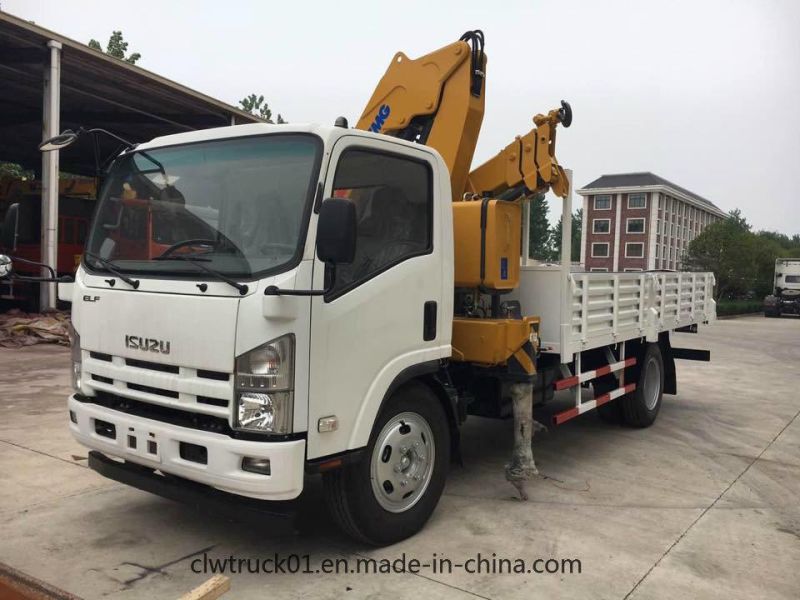 I′suzu HOWO Foton 3ton/5ton/8ton Mobile Truck Mounted Crane for Construction