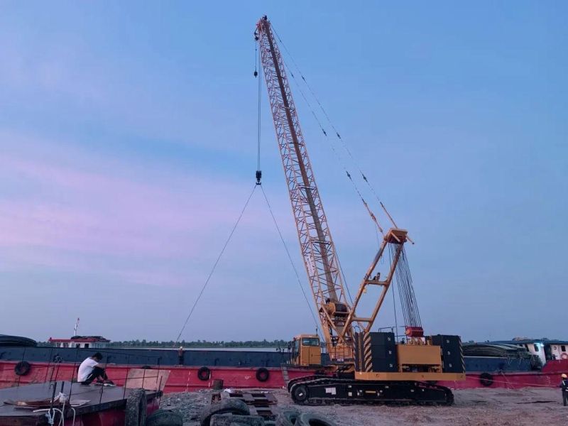 China Sinomada Hydraulic Crawler Crane 80 Ton Xgc85 Price