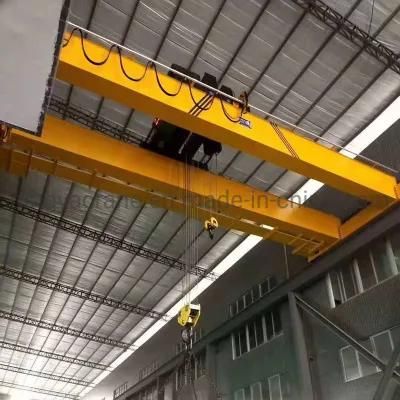 Dy High Quality 1ton 2ton 3ton 4ton 5ton 10ton 12.5ton 15ton 16ton with Electric Hoist Single Girder Overhead Bridge Travelling Crane