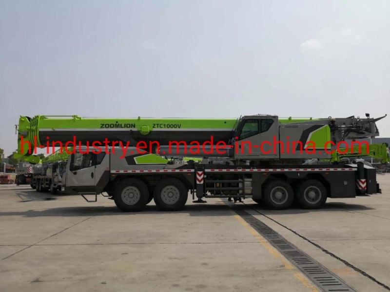 100 Ton Zoomlion Truck Crane Ztc1000V653 Model Mobile Crane for Heavy Lifting on Promotion