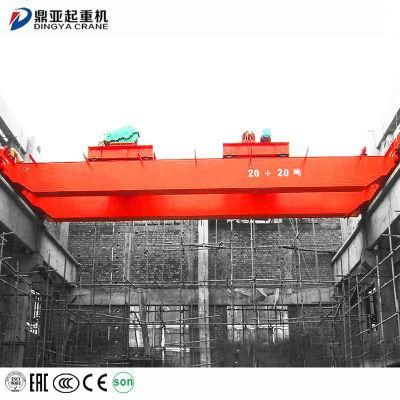 Dy Customized 5 Ton 10 Ton 15 Ton 20 Ton Double Beam Bridge Crane