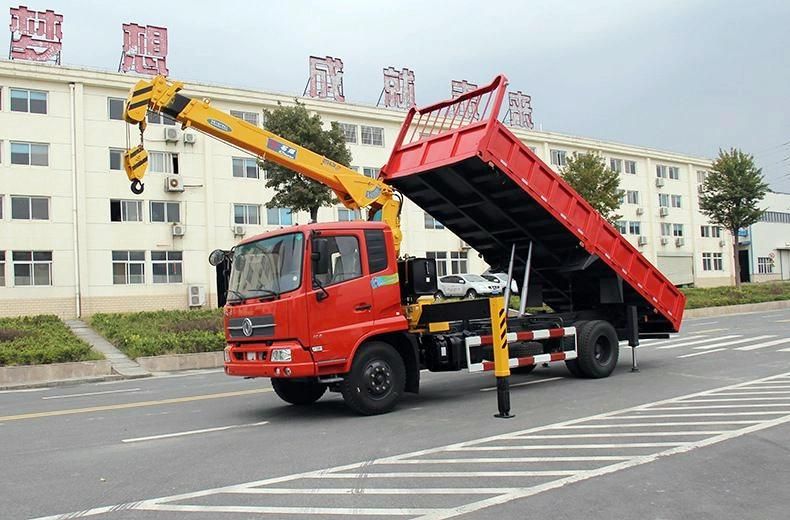 Safer Lifting and Driving Operation Trucks Boom Cranes 10 Ton Truck Mounted Crane