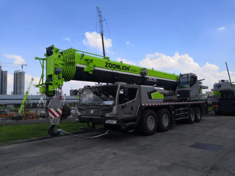 Zoomlion 80ton Truck Crane Ztc800V with Five Boom Section Euro III