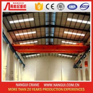 Ce Certificate Double Girder Overhead Crane with Hoist 16 Ton