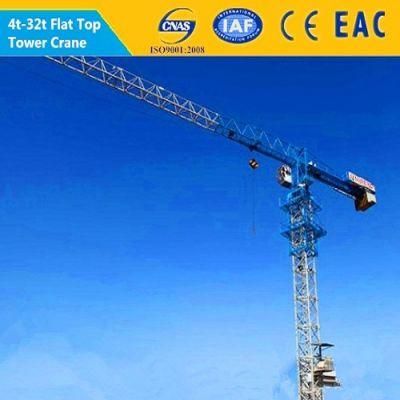 4t Flattop Topless Tower Crane with Jib 50m