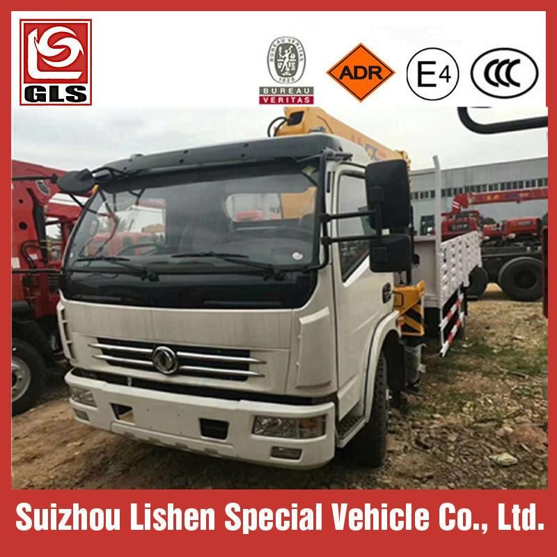 Dongfeng 5 Ton Telescoping Boom Crane LHD/Rhd Truck Mounted Crane