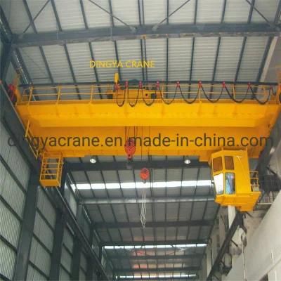 Dy High Quality 3ton 5ton 10ton 15ton 16ton 20ton Electric Double Girder Industrial Overhead Bridge Crane Lifting Equipment for Warehouse