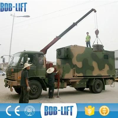 Hot Sale Pirce Bob-Lift Telescopic Boom Lorry Crane 2/3.2/5/8 Ton Small Mini Crane Truck Mounted Crane for Trucks