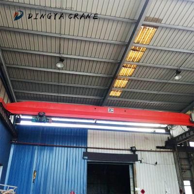Dy High Quality 1ton 2ton 3ton 4ton Single Beam Bridge Crane with Electric Hoist