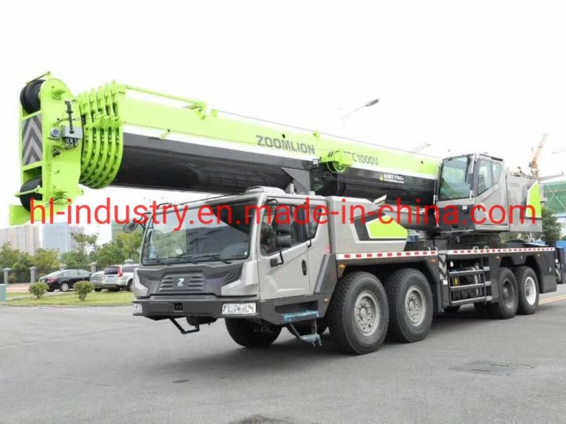 100 Ton Zoomlion Truck Crane Ztc1000V653 Model Mobile Crane for Heavy Lifting on Promotion