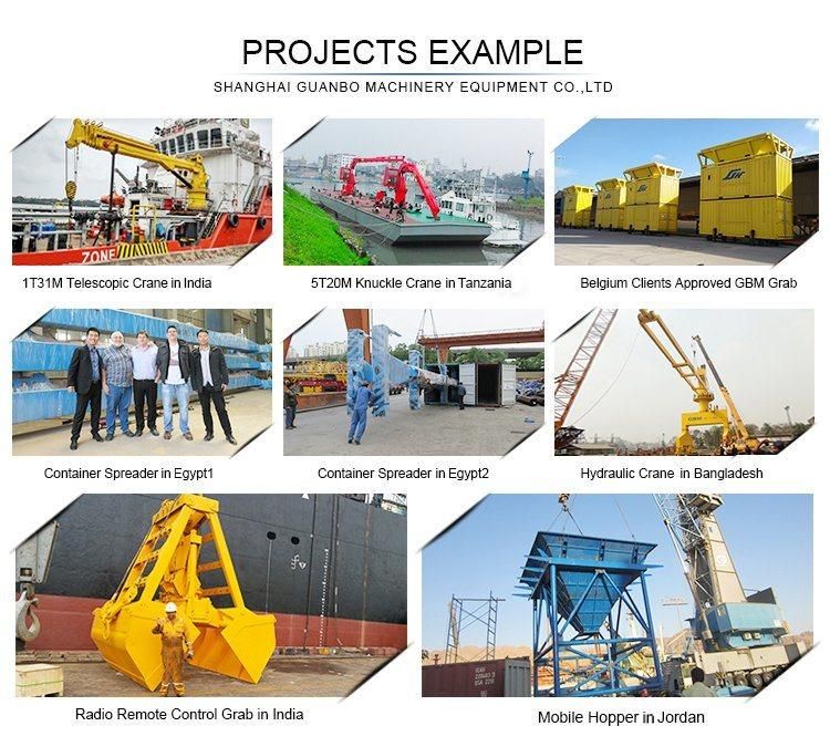 Ghe Telescopic Boom Ship Hydraulic Marine Deck Crane