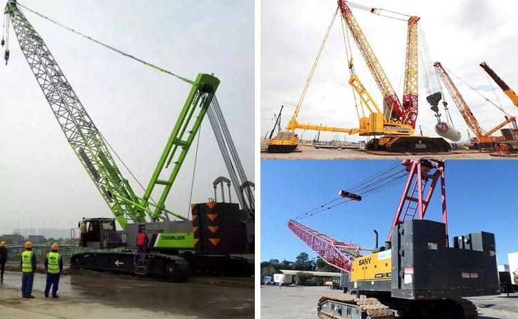 China Zoomlion Xugong Sanyi Mini Small 40 Ton 50 Ton 55 Ton 75 Ton 85 Ton 100 Ton 150 Ton 200 Ton 300 Ton Telescopic Hydraulic Crawler Crane for Sale