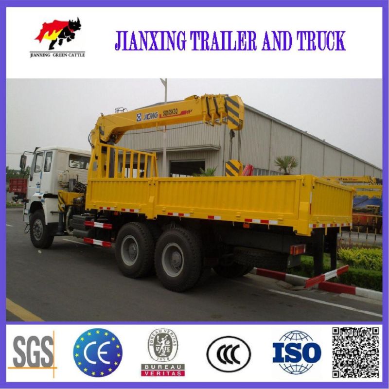 Xcmc 12-Ton Straight Boom Crane with HOWO 6X4 Chassis, High-Quality 20-Ton Truck-Mounted Crane Truck