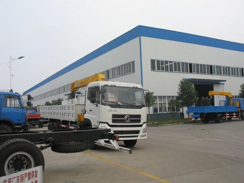China Truck Dongfeng 6*4 Heavy Duty 10 Wheels Hydraulic Crane Lifting Crane Machine Mounted Truck